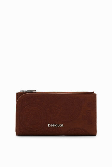 Large embroidered wallet | Desigual