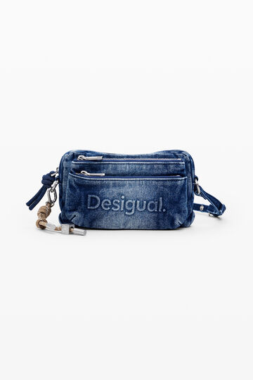 Large multi-pocket denim wallet | Desigual