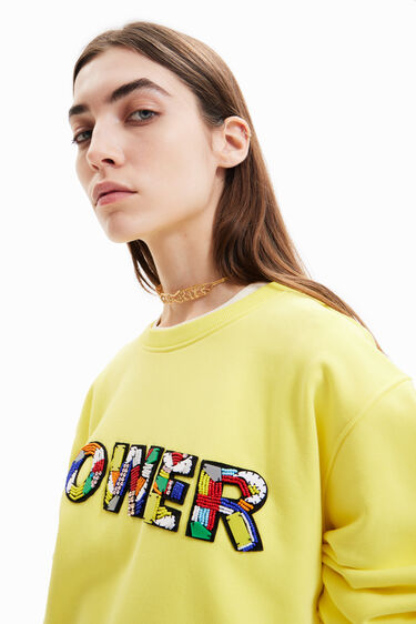 Dessuadora pegat "Power" | Desigual