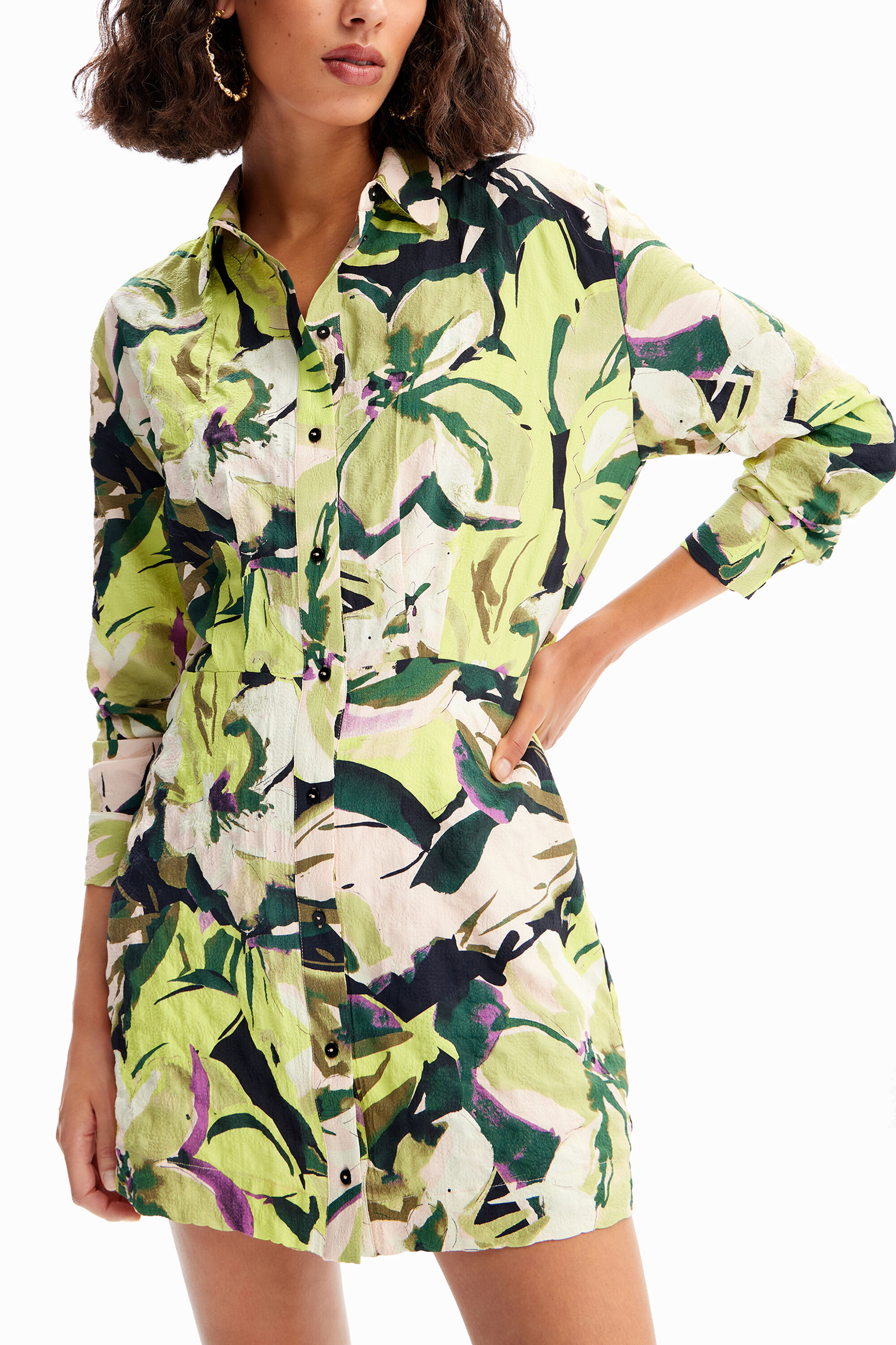Short new arrivals tropical dress