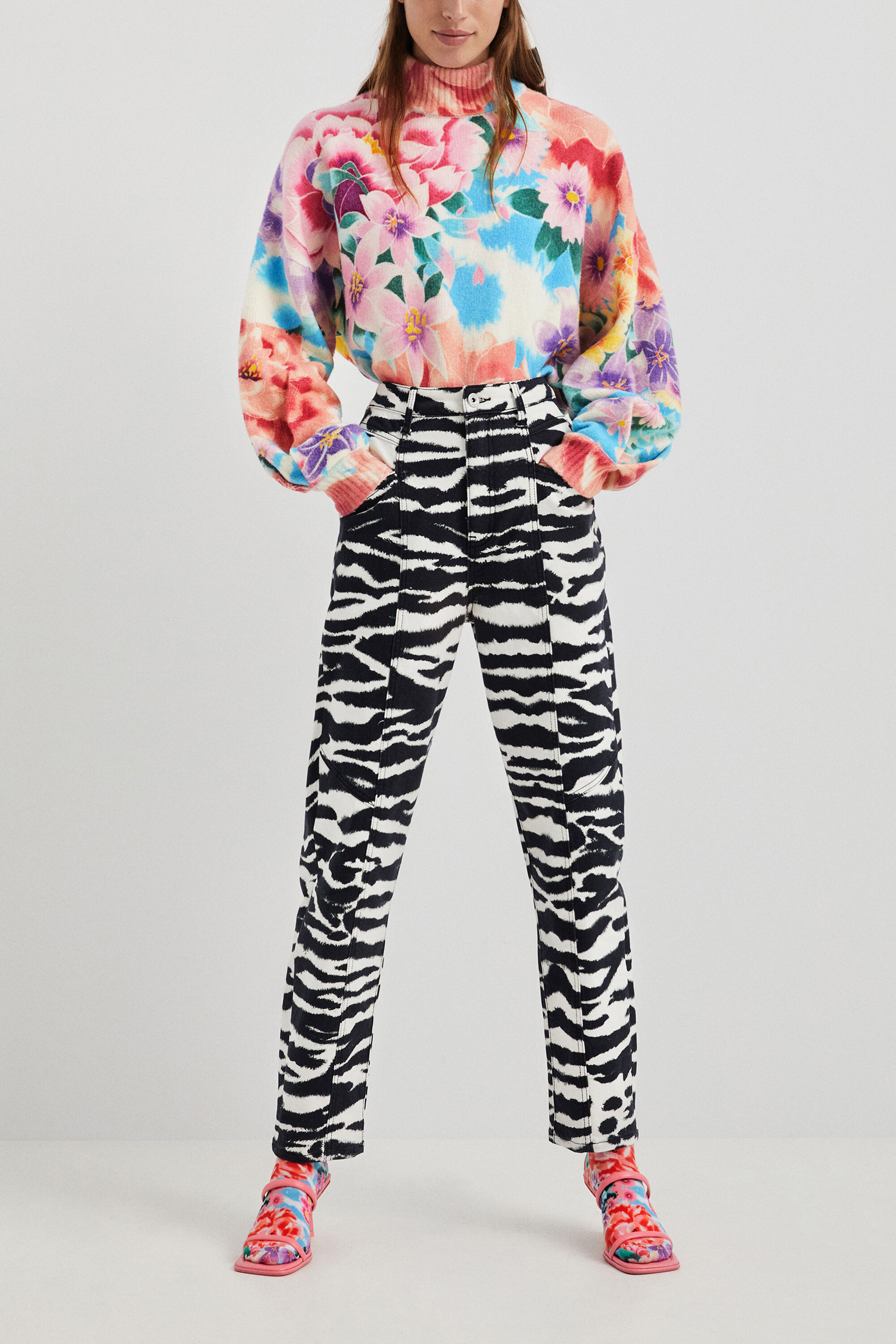 Oversized knit jumper | Desigual.com
