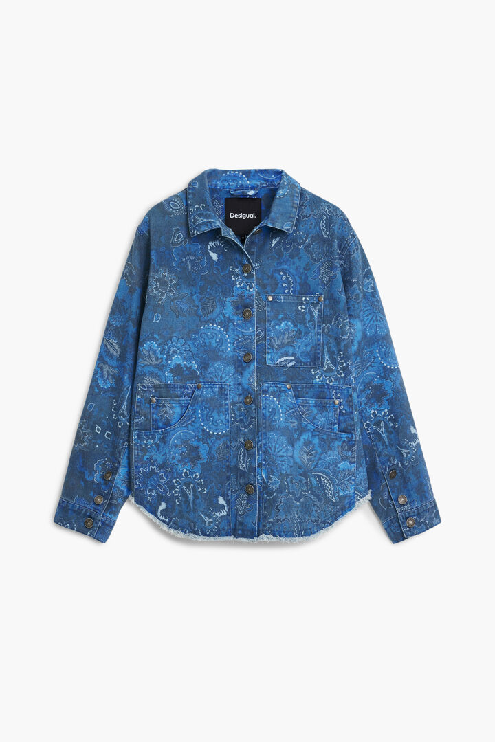Frayed paisley jacket | Desigual