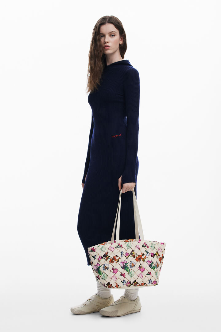 Shopper-Tasche mit Blumenmuster | Desigual