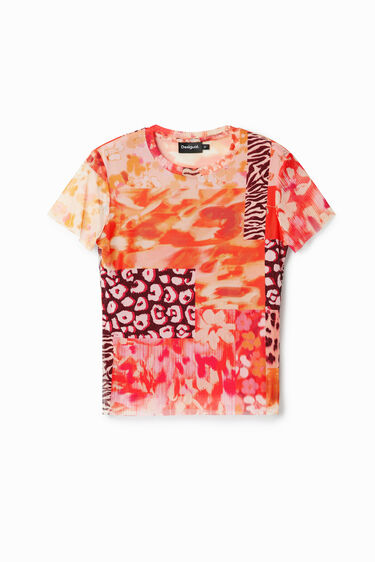 Camiseta tul patch | Desigual