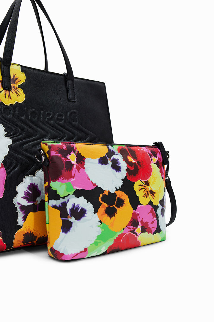 Large floral shopper bag | Desigual