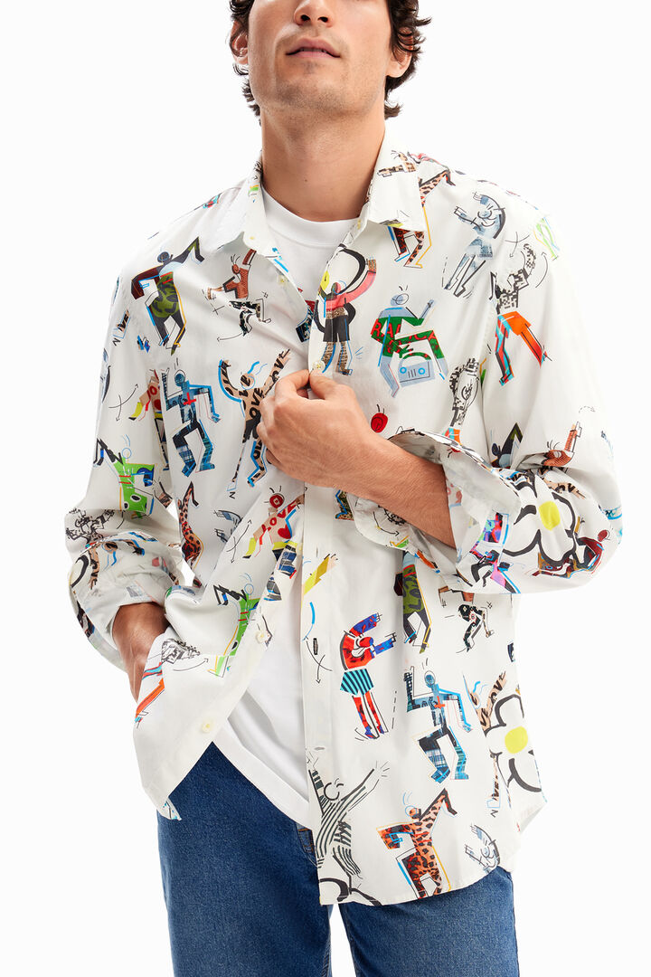 Dancing figures shirt | Desigual