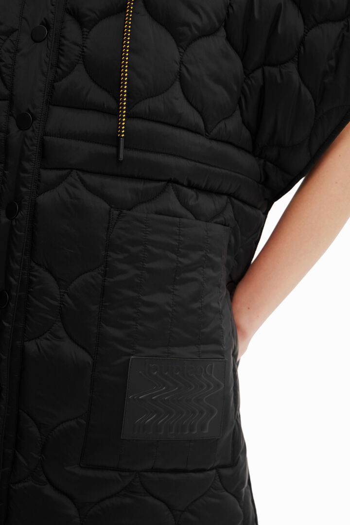 Patchwork technical poncho | Desigual
