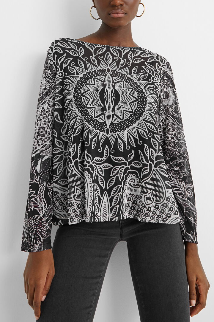 Flounced mandalas T-shirt | Desigual