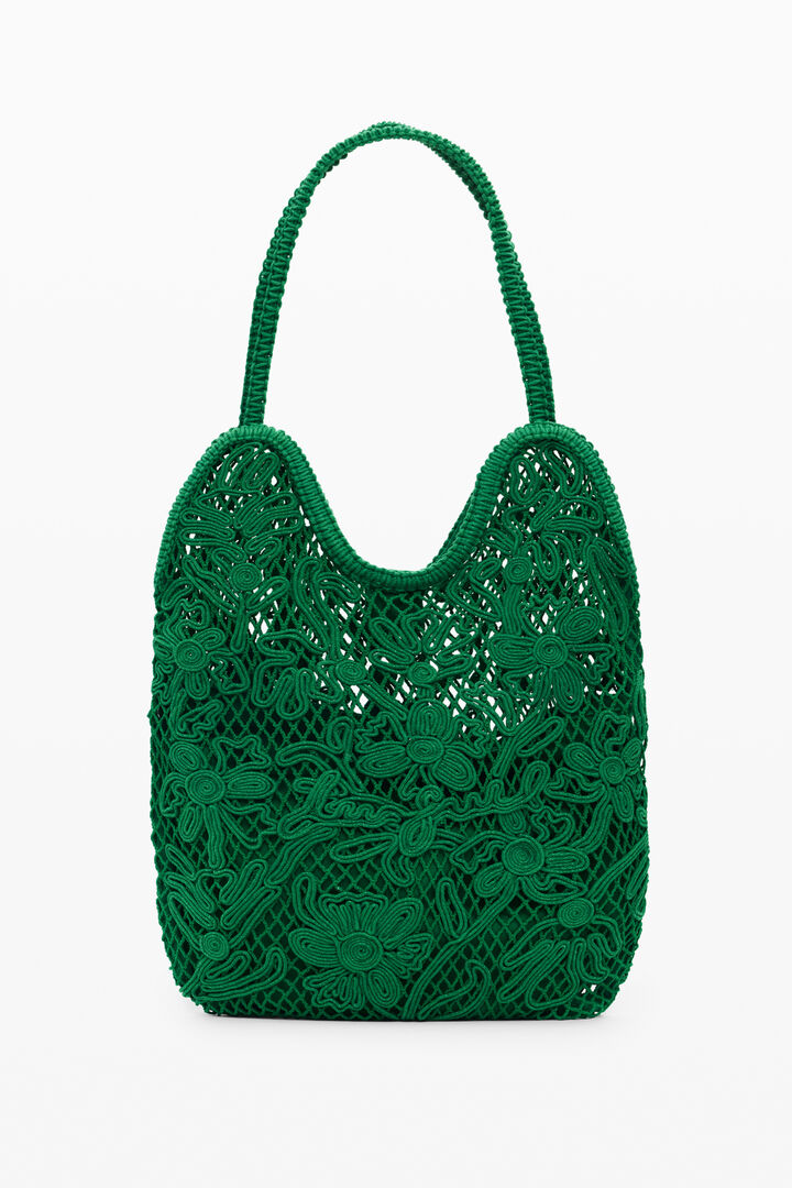 Medium crochet shoulder bag | Desigual