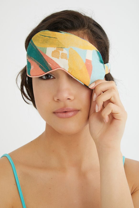 Pack scrunchie-oogmasker met print | Desigual