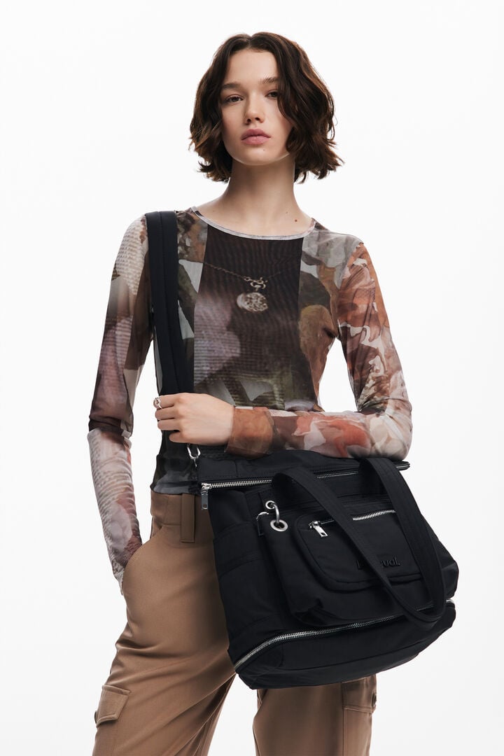Voyager multi-pocket backpack | Desigual