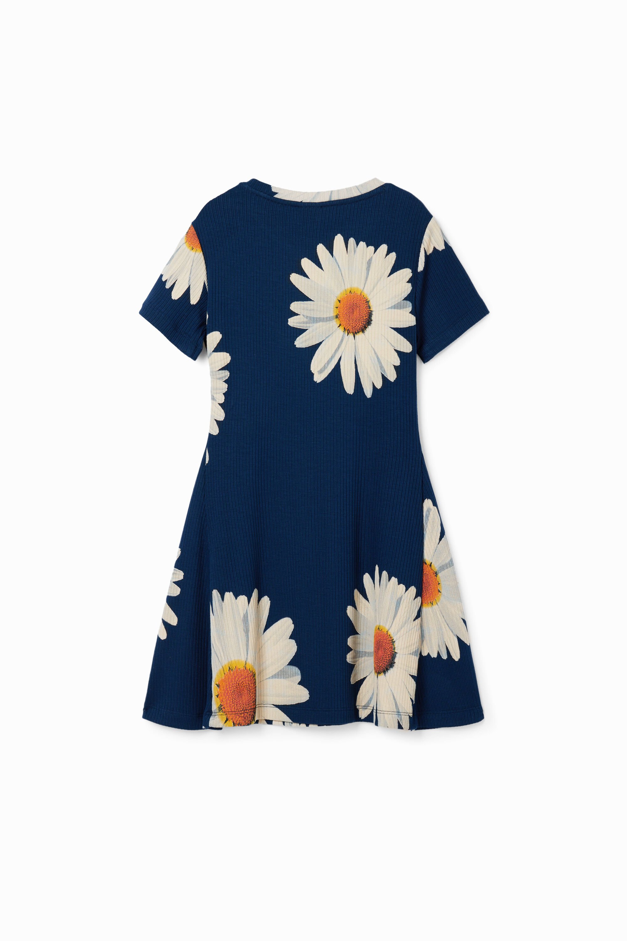 Desigual Girl s Ribbed Daisy Dress