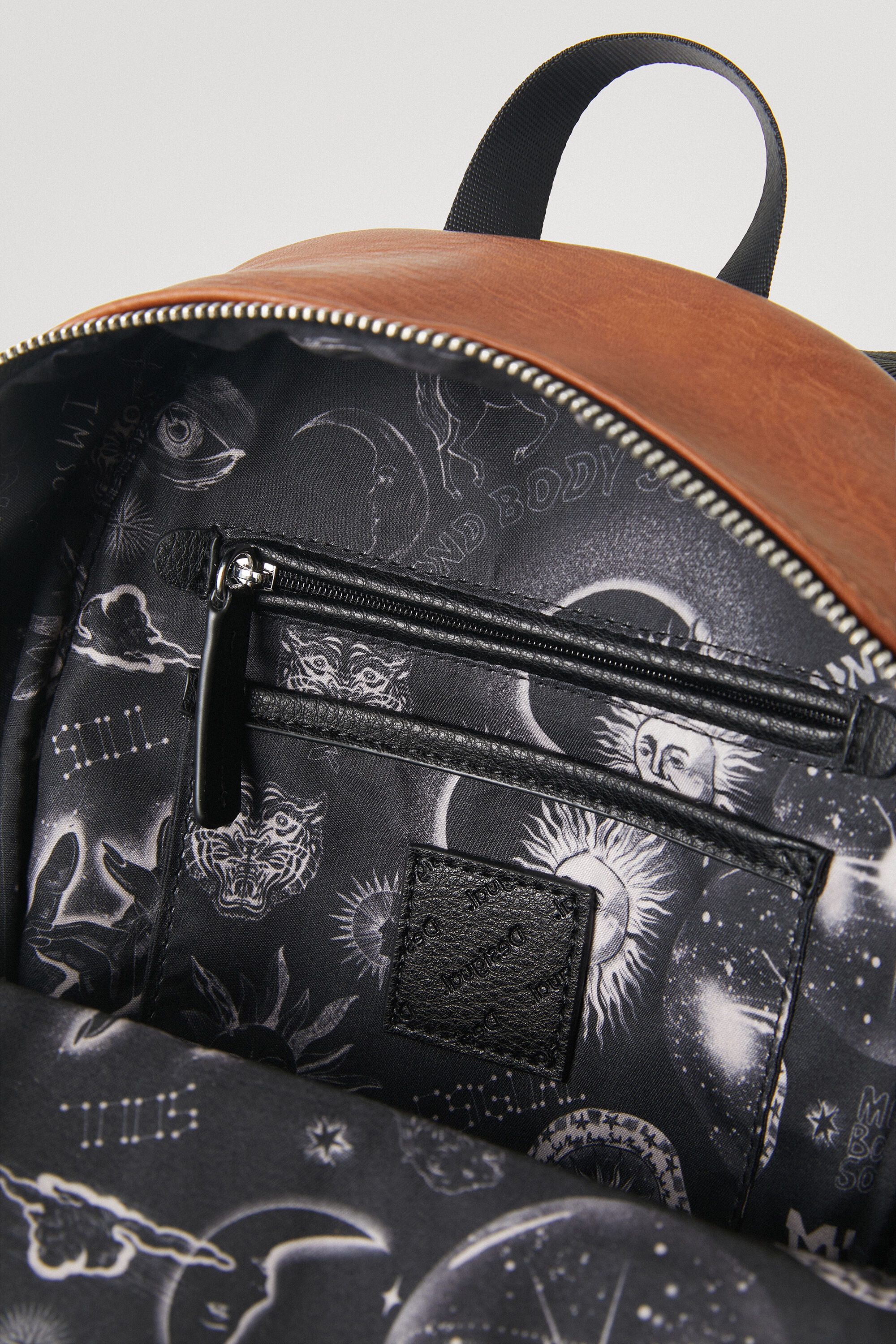 desigual black backpack