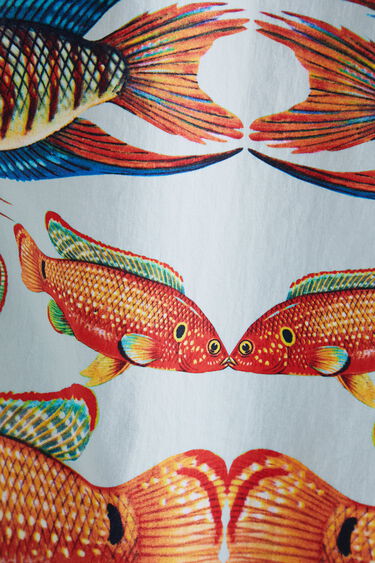 Long-sleeve fish shirt | Desigual