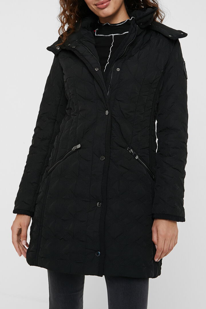 Padded hooded coat | Desigual