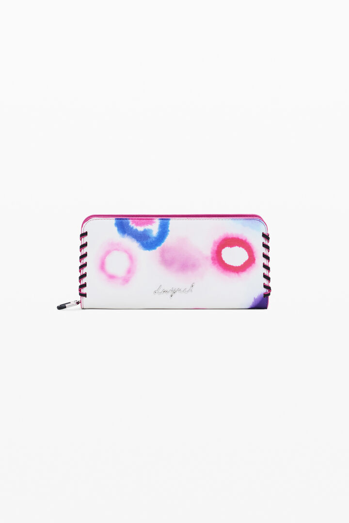 Medium detachable Tie-Dye wallet