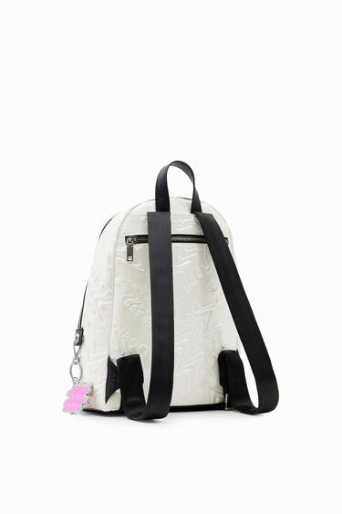 Small iridescent logo backpack | Desigual