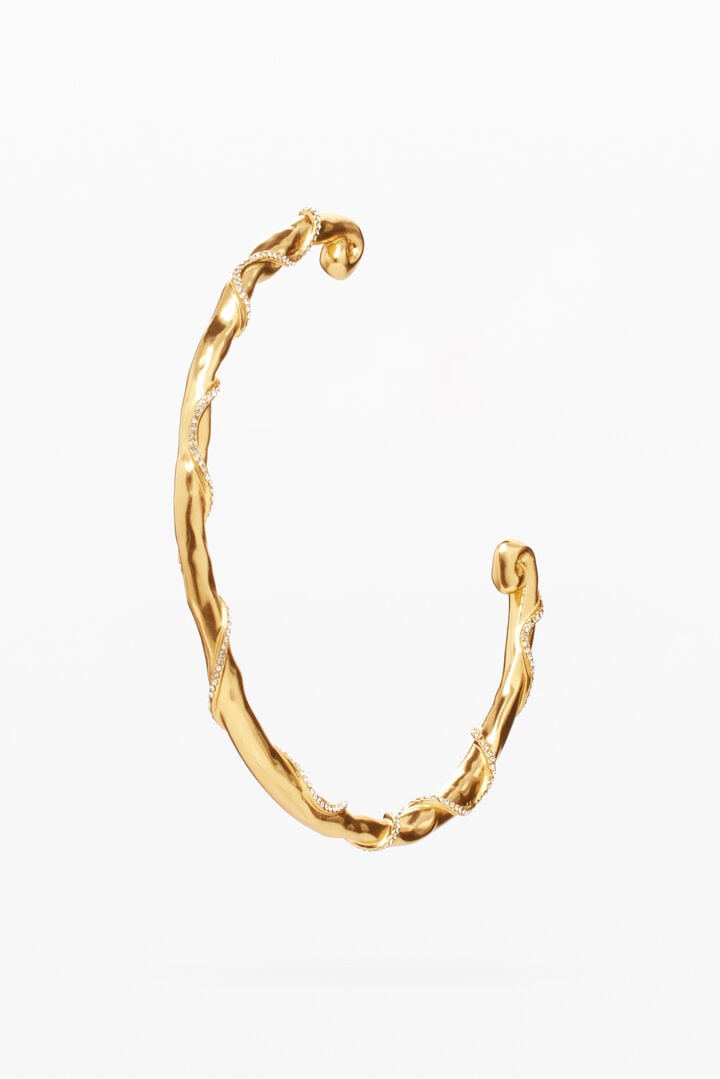 Collar rígido baño oro Zalio | Desigual