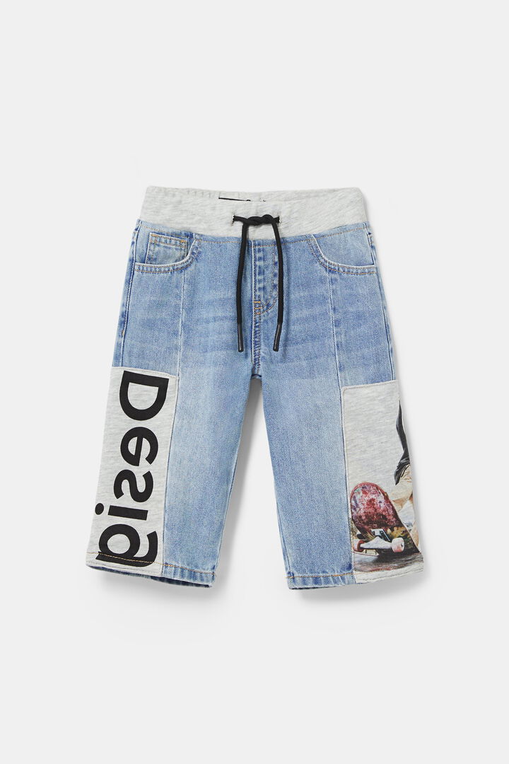 Kurze Hose Sweatstoff Jeans | Desigual