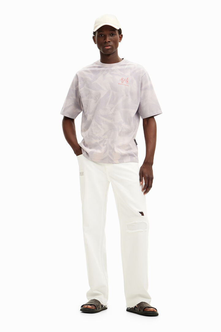 Printed T-shirt with gradient effect | Desigual