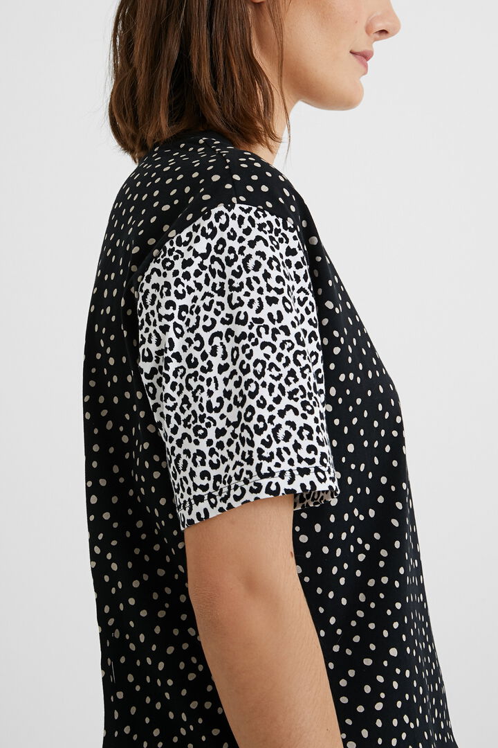 T-shirt pois dentelle | Desigual