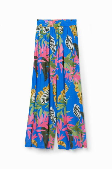 Tropical wide-leg trousers | Desigual