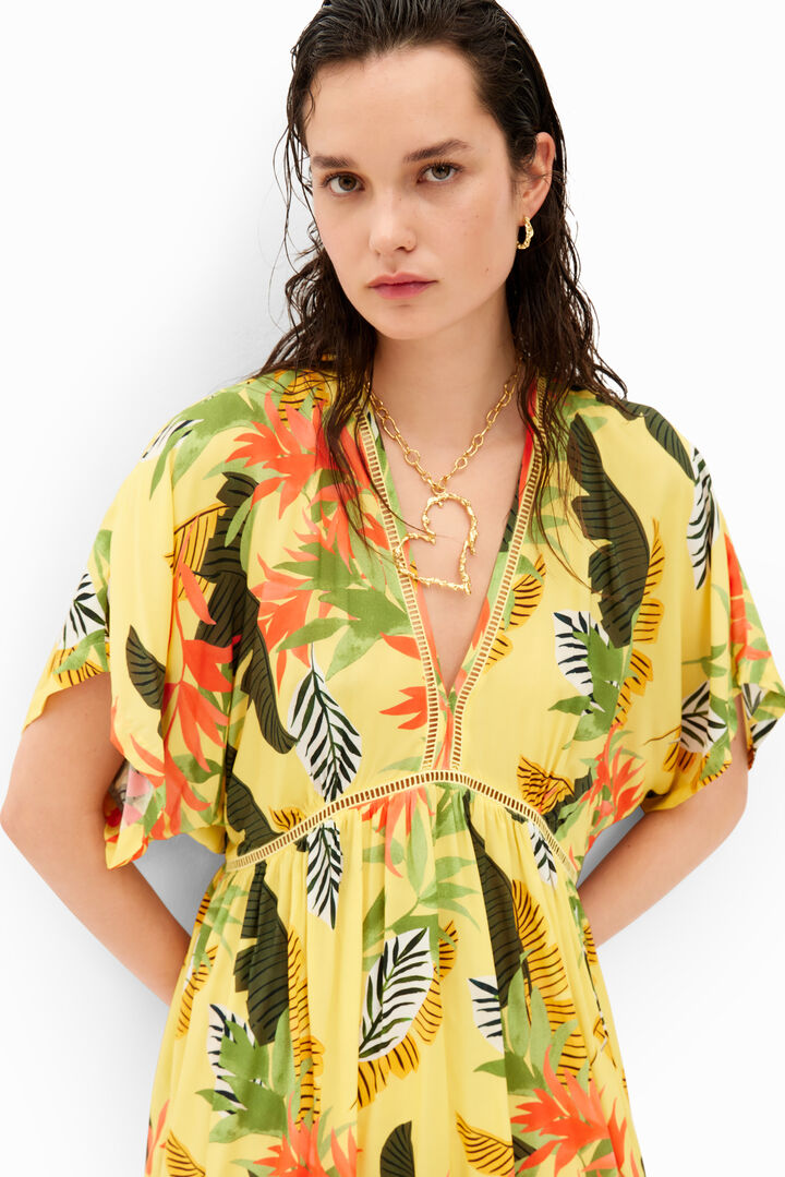 Vestido túnica tropical | Desigual