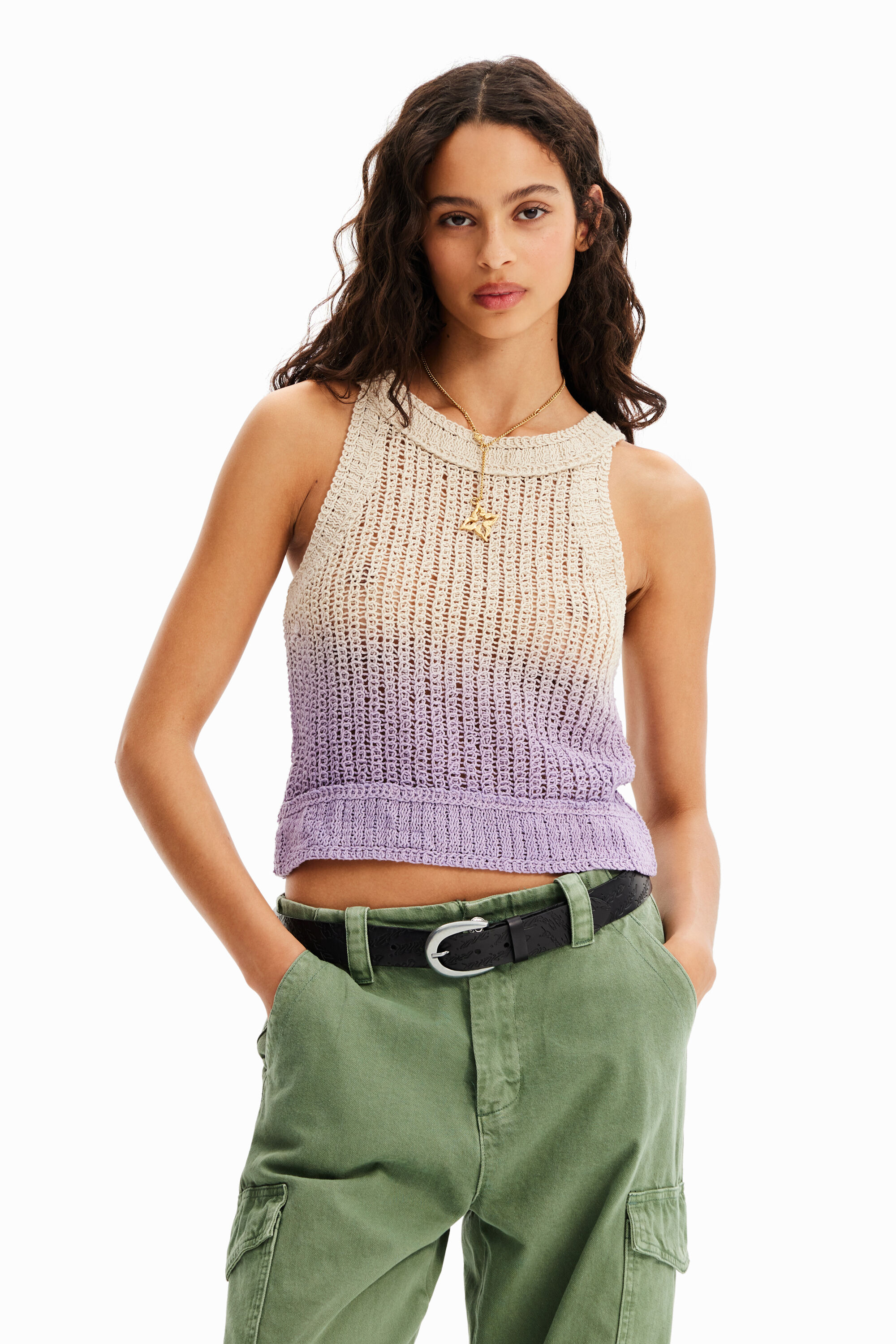 Desigual Dégradé tricot top