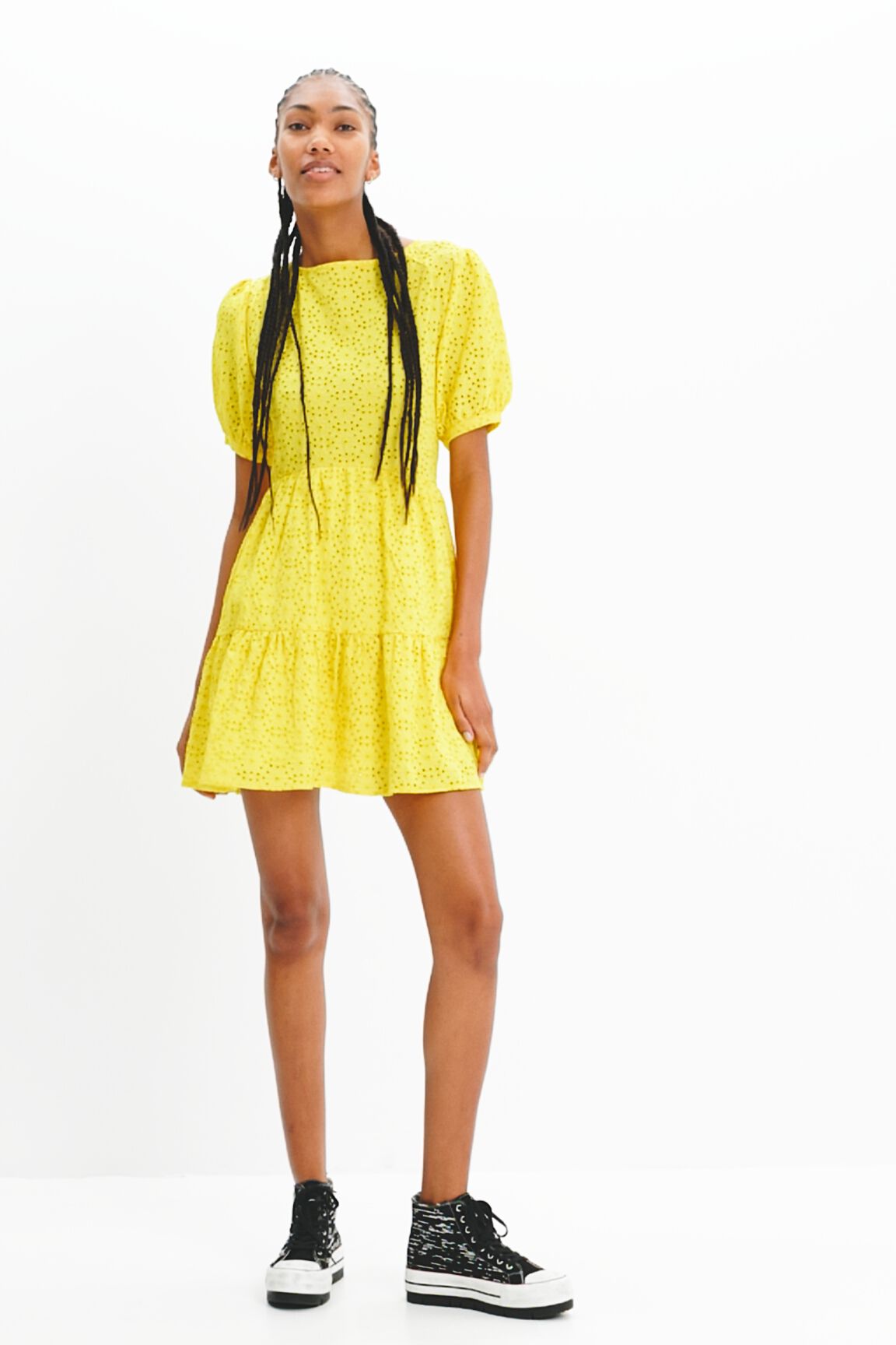 Zara dress with swiss embroidery online