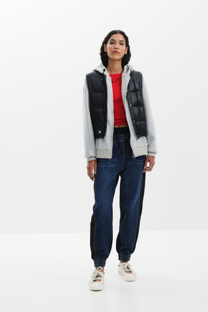 Sweat combiné avec gilet matelassé | Desigual