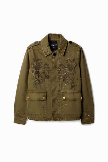 Giacca parka ricamata | Desigual
