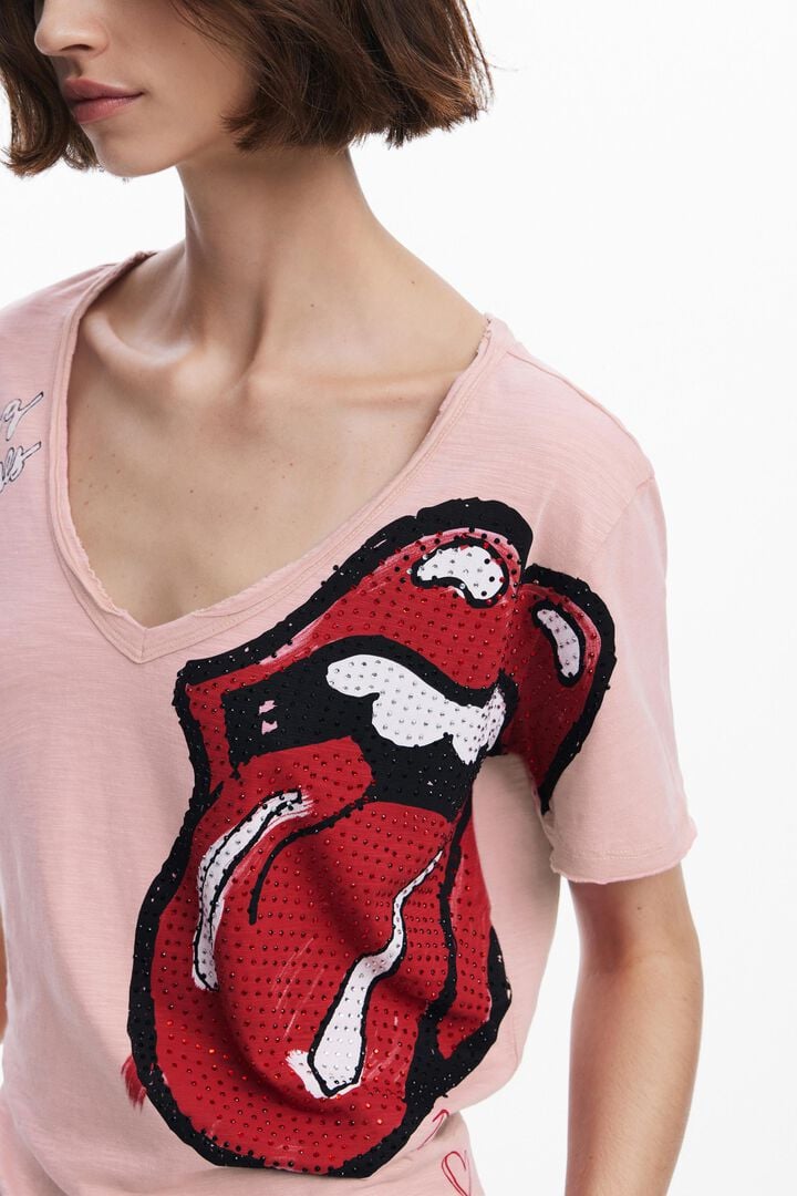 Camiseta strass The Rolling Stones | Desigual