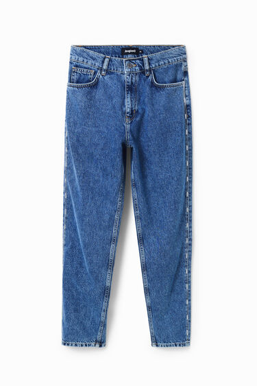 Mom jeans z okrasnimi kamenčki | Desigual