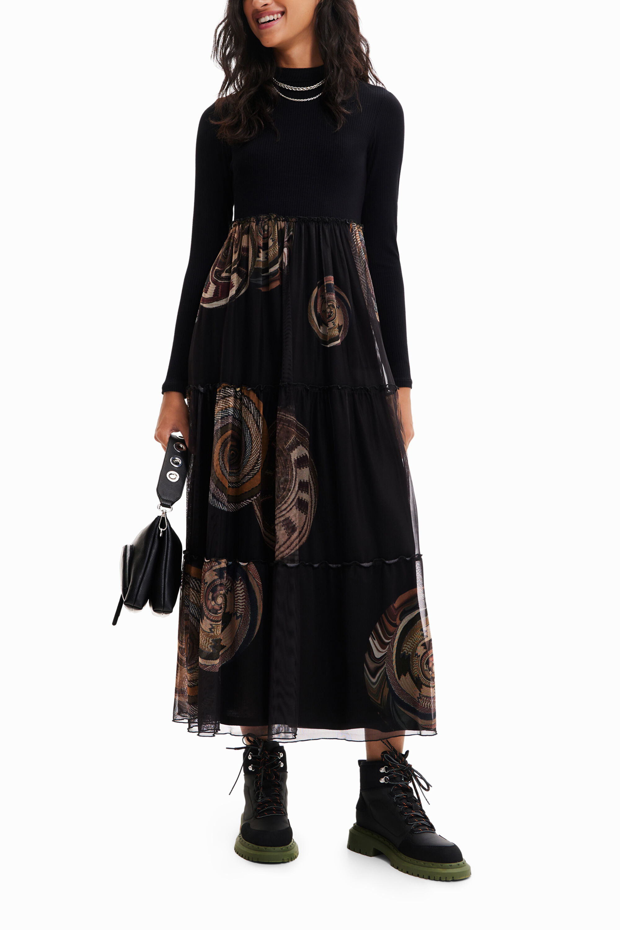 M. Christian Lacroix combination dress - BLACK - XL