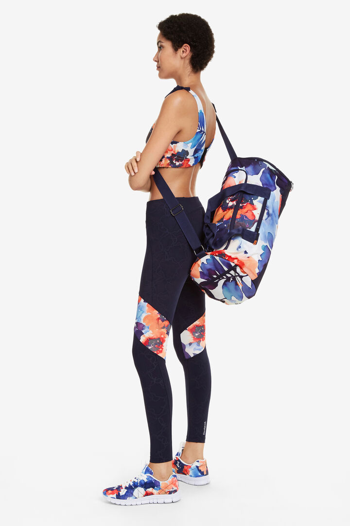 Cylinder Gym Bag Camo Flower | Desigual