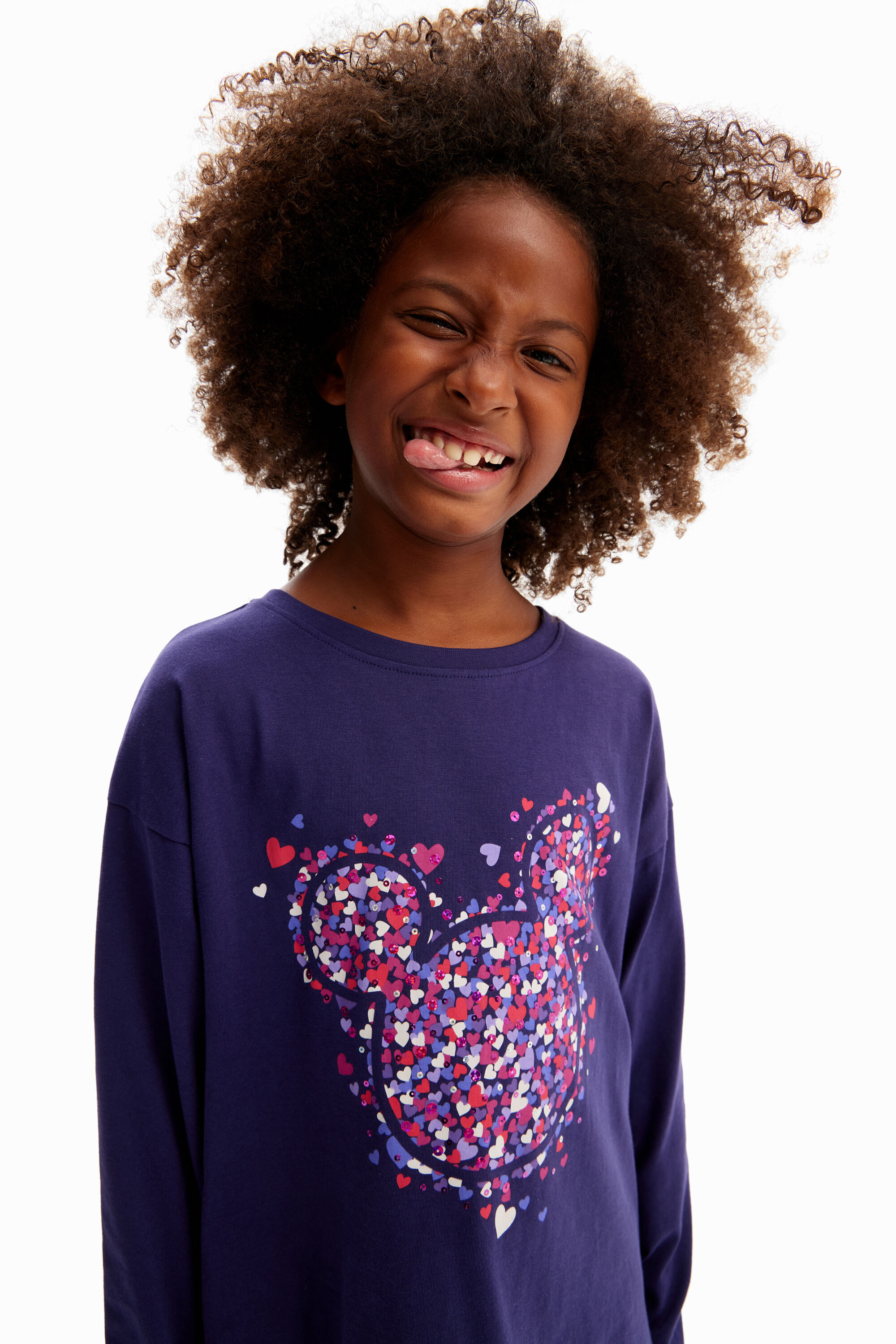 Camiseta desigual mickey deals
