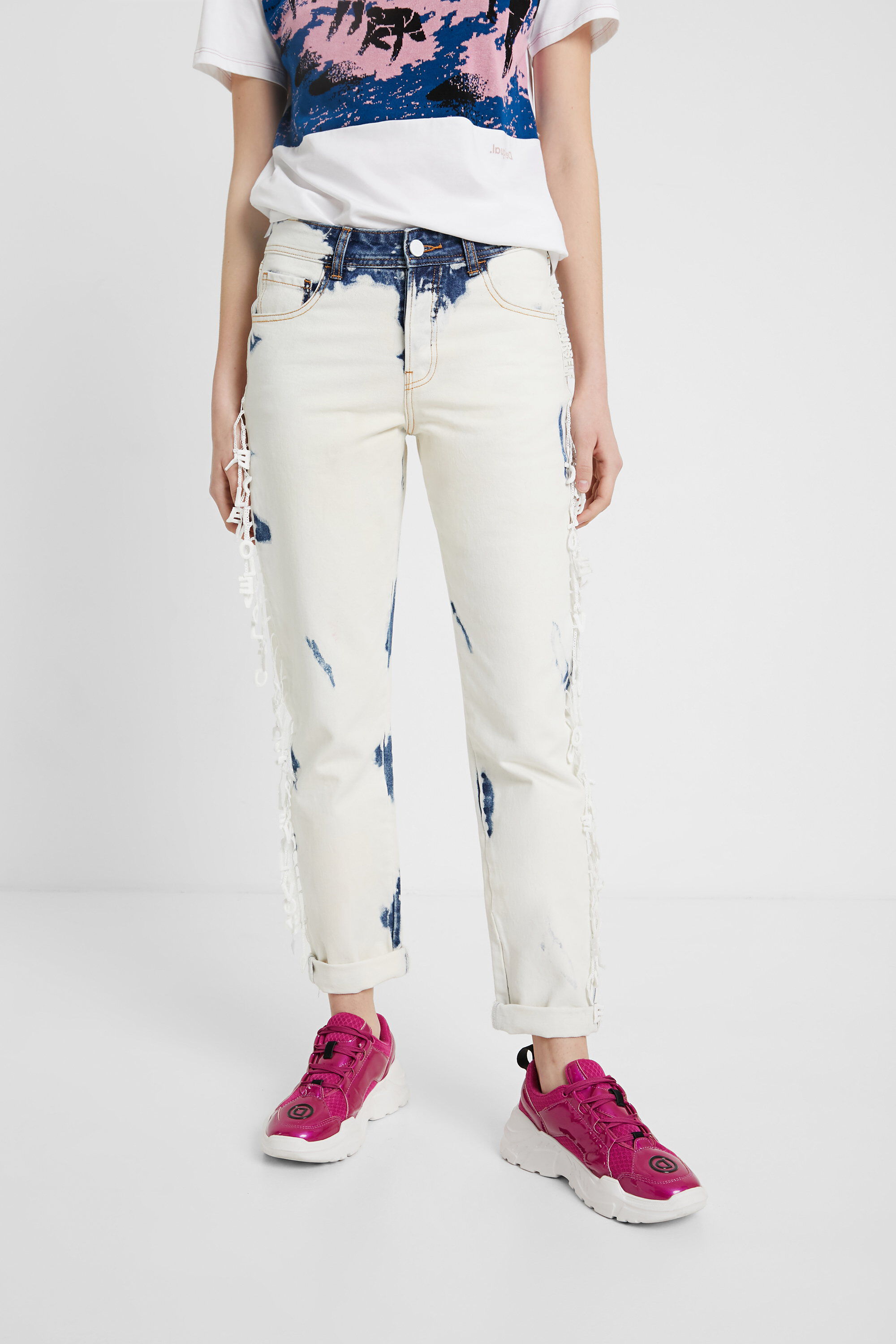 Desigual discount boyfriend jeans