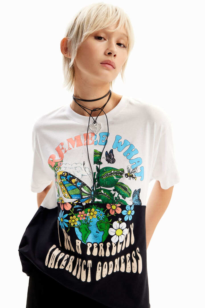 Retro patchwork T-shirt | Desigual