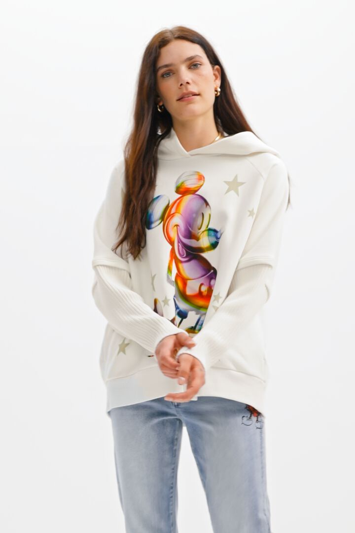 Oversize Mickey Mouse hoodie | Desigual