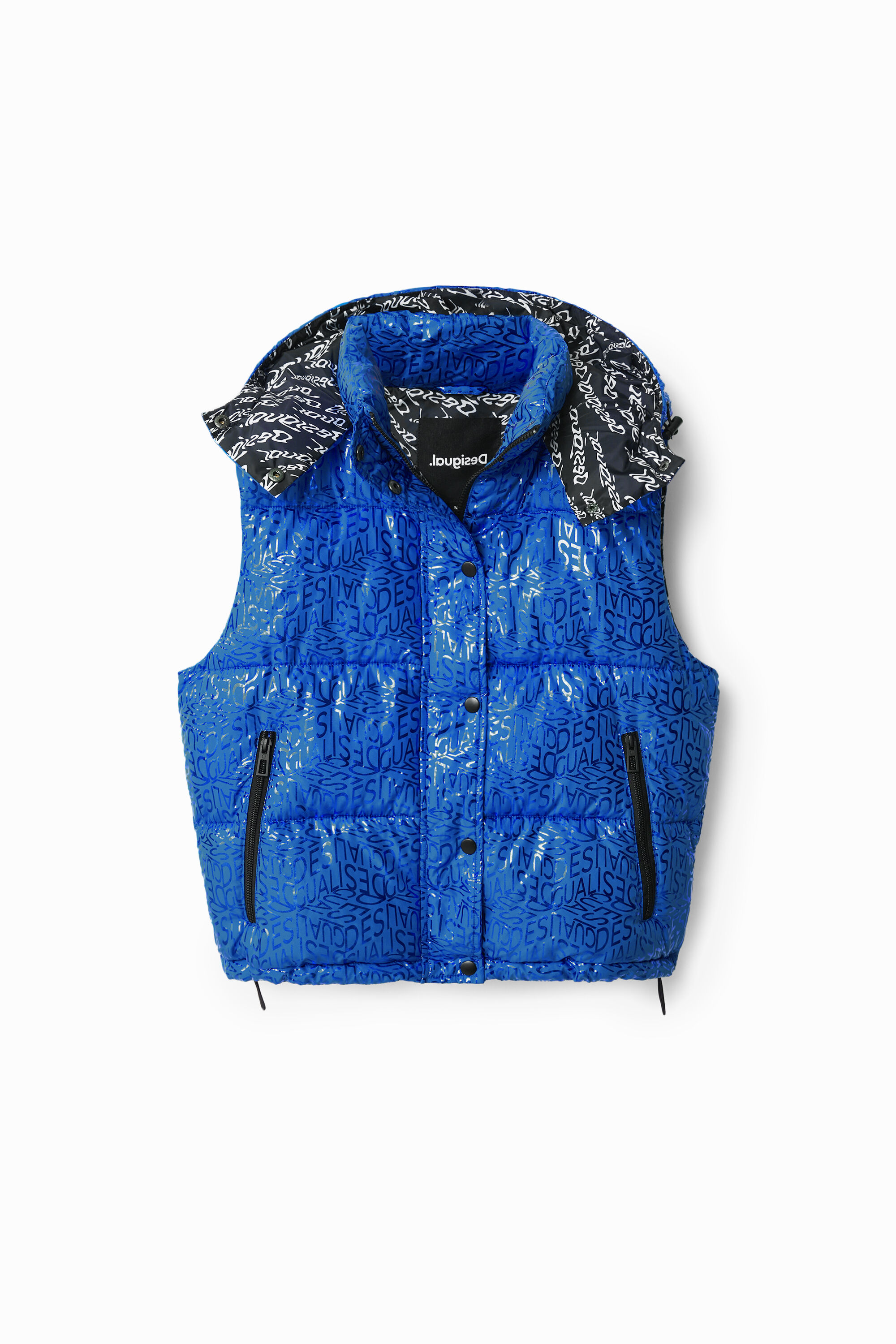Logo quilted gilet