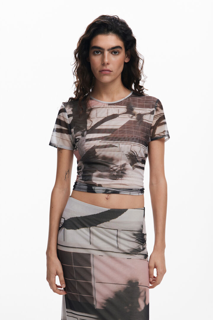 Straight tulle skirt | Desigual