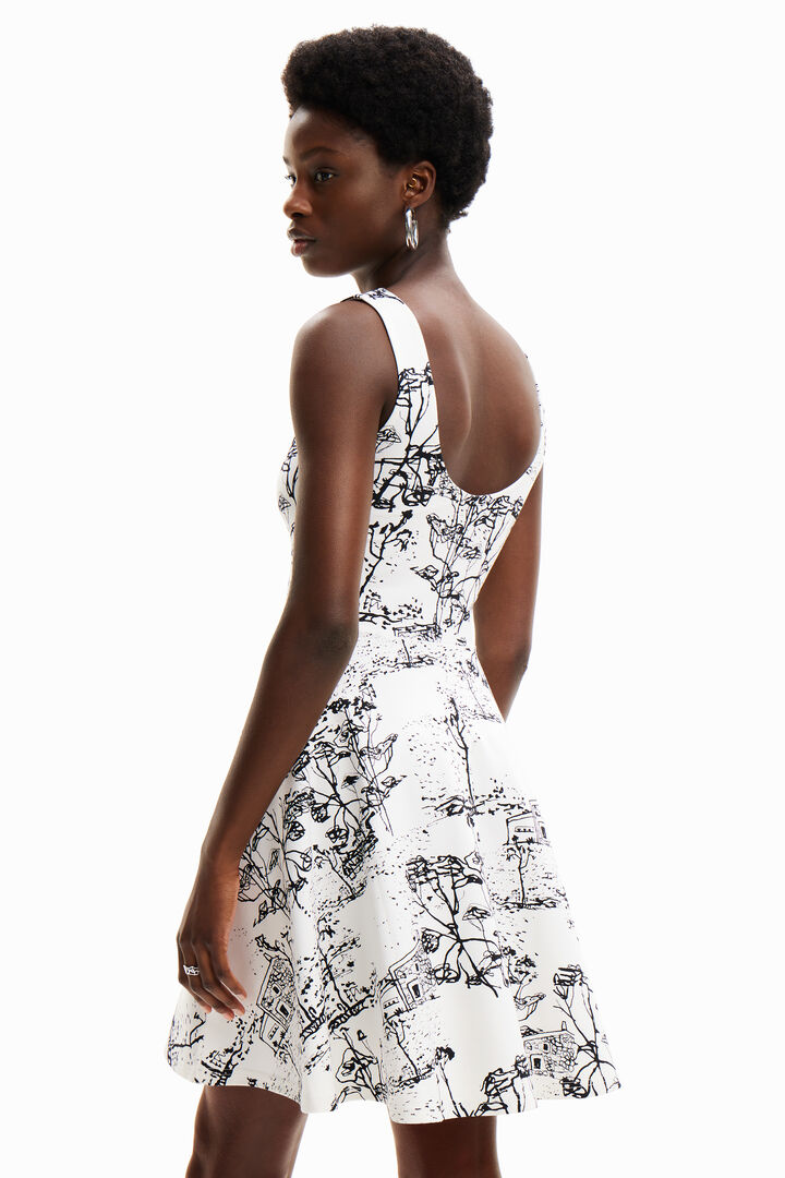 Vestido tirantes skater | Desigual