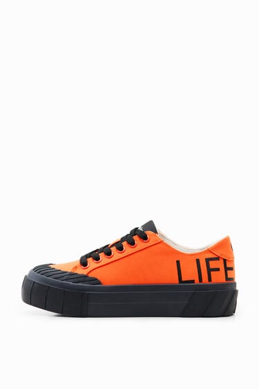 Life is Awesome platform sneakers | Desigual