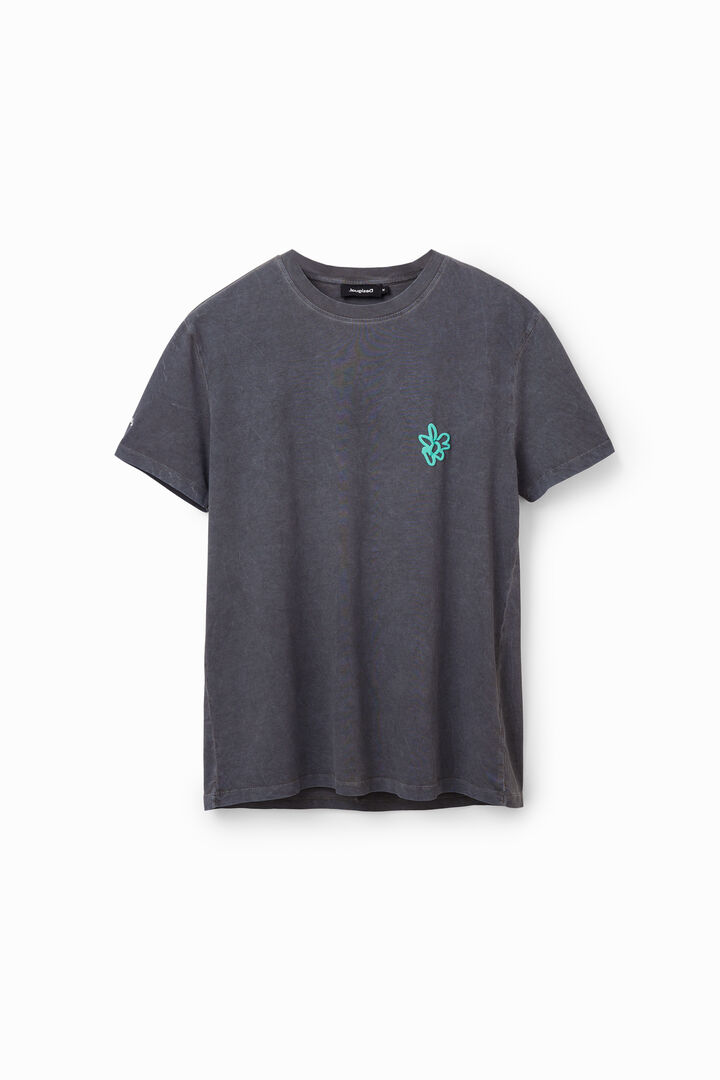Short-sleeve washed-effect T-shirt | Desigual