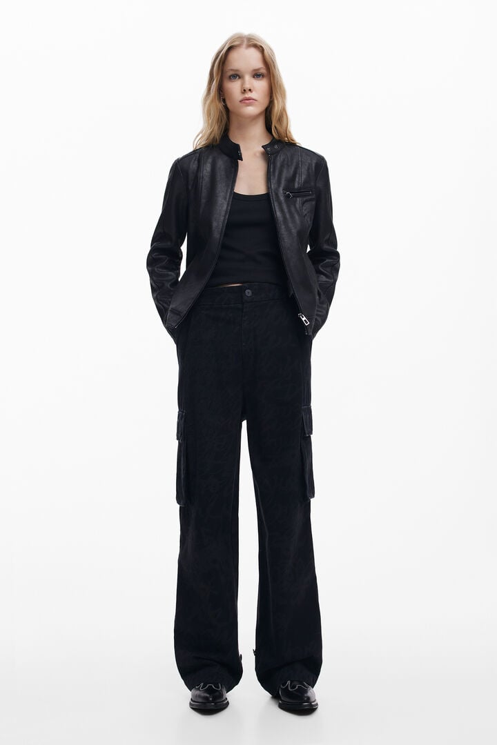Regular biker jacket | Desigual