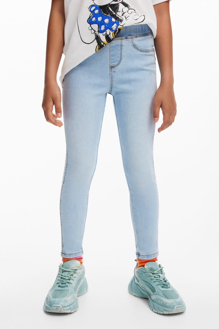 Denim leggings logo | Desigual