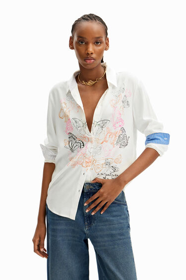 Camisa ligera mariposas | Desigual
