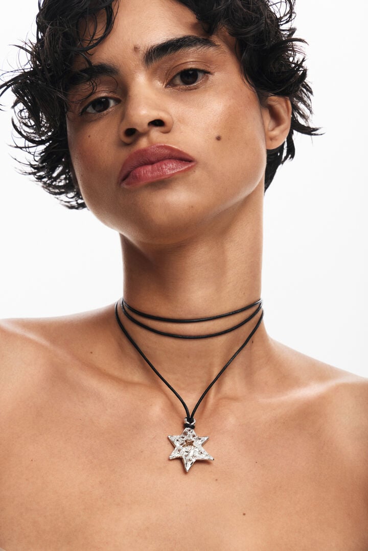 Zalio gold-plated star pendant | Desigual