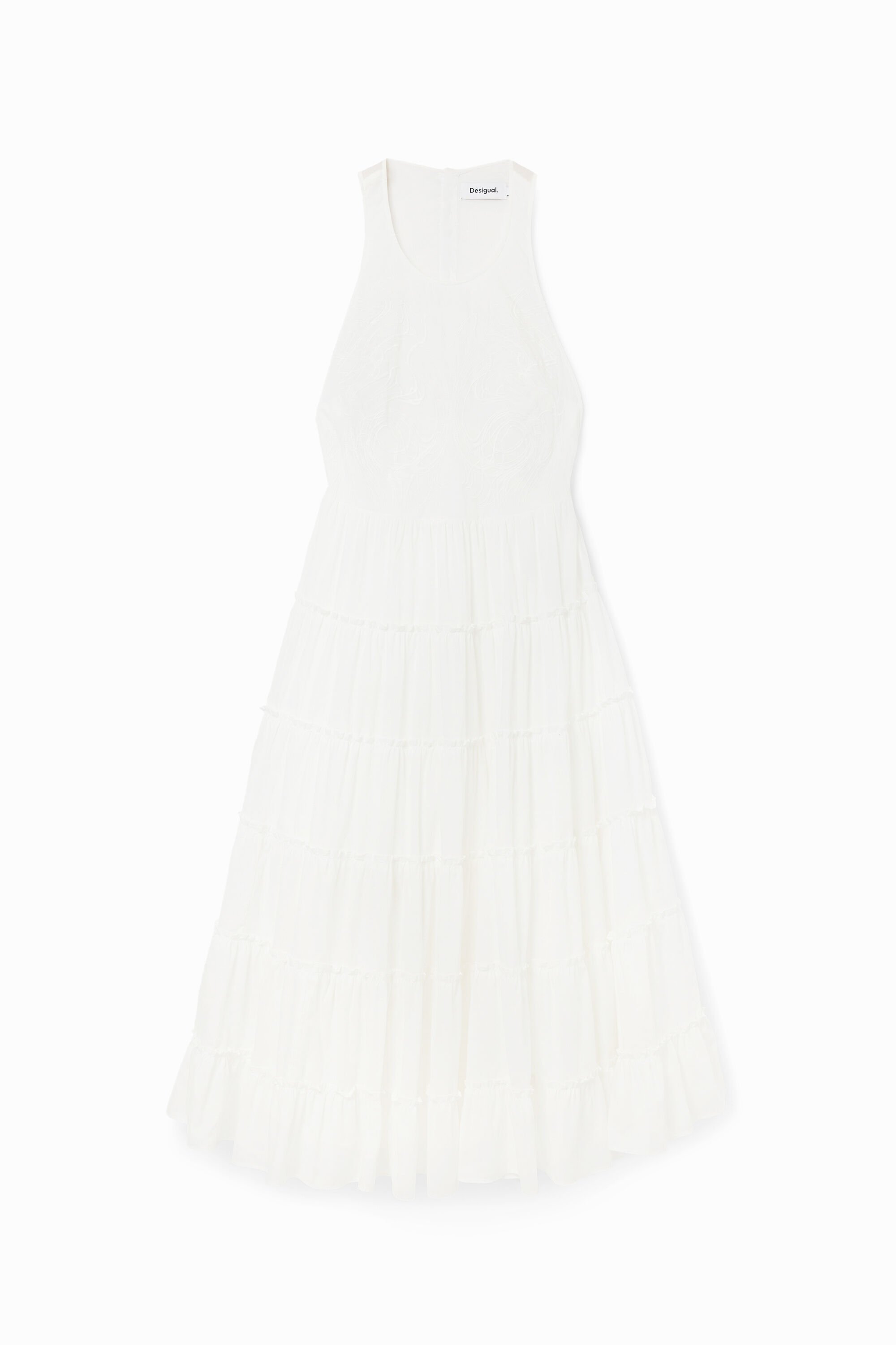 Vestido midi escotado M. Christian Lacroix