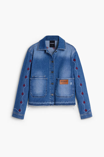 Floral denim jacket | Desigual